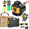 Laserová vodováha Xtech 25 m, 16 lúčov, samonivelizačná so statívom