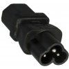 PremiumCord Adaptér IEC C13 female na IEC C6 male 