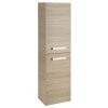Aqualine VEGA Skrinka vysoká s košom 40x150x31cm, dub platin VG960