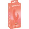 You2Toys - mini králičí vibrátor - nabíjateľný - broskyňová farba