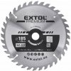 Extol Premium 8803226 | Pílový kotúč osadený tvrdokovom 185x3,2x20 mm, 36Z