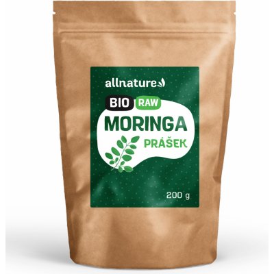 Allnature Moringa prášok Raw 200 g