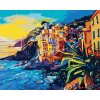 Zuty – Maľovanie Podľa Čísel – Lode A Staré Domy Na Pobreží, 40 × 50 cm, Plátno + Rám 8596530087458