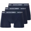 Jack & Jones pánske boxerky 12127816 čierne 3Pack