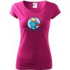 Ocko superman - chlapec a chlapec - Dámske tričko Pure - XL ( Fuchsiová )