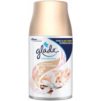 Glade Romantic Vanilla Blossom automatický osviežovač vzduchu s vôňou  vanilky, náhradnú náplň sprej 269 ml od 8,08 € - Heureka.sk
