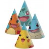 Papierové čiapočky Pokemon 6 ks