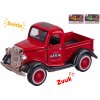 Mikro trading Sestavený kovový model auta old timer - 11 cm - na zpětný chod se světlem a zvukem