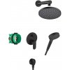 Hansgrohe Vernis Blend - Sprchový set 200 s batériou pod omietku, čierna