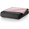 Obojstranný prehoz na posteľ DecoKing Axel ružový/uhľový, veľkosť 200x220