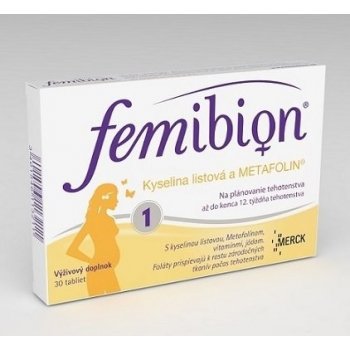 FemiBion 800 kyselina listová a Metafolin 30 tabliet
