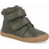 Protetika Chlapčenské zimné barefoot topánky DARYK KHAKI PRO-tex khaki