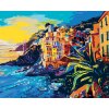 ZUTY Maľovanie podľa čísel - LODE A STARÉ DOMY NA POBREŽÍ Rámovanie: vypnuté plátno na rám, Rozmer: 80x100 cm