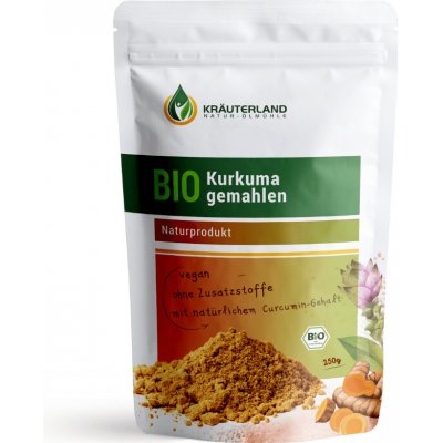 Kräuterland BIO kurkuma 250 g prášok