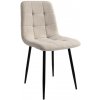 Jedálenská stolička DENVER boucle, čierna / béžová