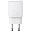 Baseus CCXJ-B02 Compact Quick Charger USB/USB-C 20W White