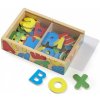 Melissa & Doug drevená magnetická Abeceda