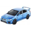 Subaru Impreza WRX STI 2015-2021 kovový model hračka na batérie svetla zvuk 1:32 Modrá