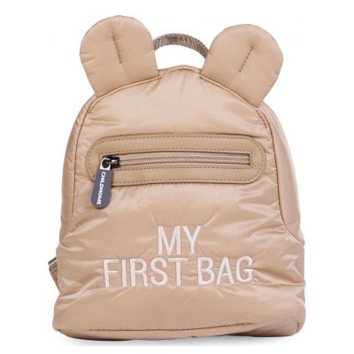 Childhome Detský batoh My First Bag Puffered Beige