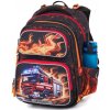 BAGMASTER BATOH DOPI 26 B SET 3-dielny (Školský dvojkomorový batoh s bedrovým pásom - hasiči)