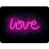 Forever Light Neon LED dekorácia - LOVE, ružová, 3xAA/USB [RTV100208]