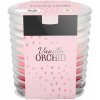 Tradičná parafínová sviečka Vanilka + Orchidea Bispol 1 ks