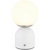 GLOBO 21006W JULSY dotyková stolná lampička V210mm LED 2,5W/189lm 2700+4000+6500K matná biela, vrátane CR18650 1800mAh 3,7V, USB kábel