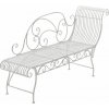 Záhradná lavica Karma, biela