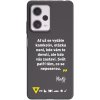 Picasee silikónový čierny obal pre Xiaomi Redmi Note 12 Pro+ 5G - Kazma - SVĚT PATŘÍ TĚM, CO SE NEPOSEROU