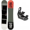 Gravity Cosa pánský snowboard + Raven S230 Black vázání - 159 cm + vázání S/M (EU 37-42)