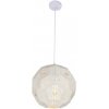 Candellux | Luster na lanku EUPHORIA 1xE27/40W/230V biela | CA0336