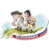 Drevená magnetka MAŤKO a KUBKO (na kopci), Slovensko