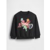 GAP Baby mikina VintageSoft Gap & Marvel Čierna 4YRS