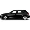 Priečniky Modula Oval Bar Closed Rail Black Audi A3 Sportback 2013-2020 s integrovanými pozdĺžnikmi