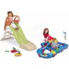 Set šmykľavka s vodnou hrou a vodná dráha s jaskyňou KS Slide Life Smoby dĺžka šmyku 150 cm a dve plachetnice