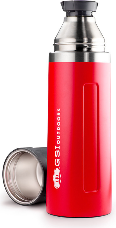 GSI Glacier Stainless Vacuum Bottle Red 1 l