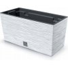 Prosperplast Kvetináč plast biely 39,5 x 18 x 19,5 cm