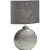 Stolová lampa FORO E27 1x40 W strieborná antik
