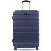 Aga Travel MR4650 L modrý cestovný kufor - prasknutý