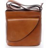 Dámska kožená crossbody kabelka koňaková - Delami Iraida koňak
