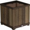 KETER DECO SQUARE Kvetináč, 45,5 x 45,5 x 45,5 cm, walnut 17213622