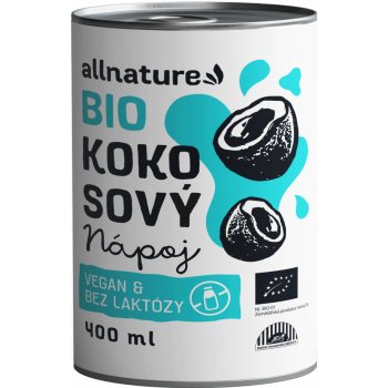 Allnature Bio Kokosové mlieko 400 ml