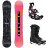 Gravity Sirene 25/26 snowboard + Raven Fastec FT360 black/fuchsia viazanie + Raven Flush topánky - 148 cm + S (EU 35-40)