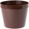Kinekus Kvetináč klasický plastový, 26cm, hnedý, K42