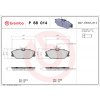 Sada brzdových platničiek kotúčovej brzdy BREMBO P 68 014