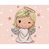 zuty Zuty - Maľovanie Podľa Čísel - Roztomilý Blonďavý Anjel, 40X50 Cm, Plátno (8596530086123)
