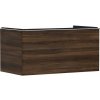 Hansgrohe Xelu Q Umývadlová skrinka, 50x98x55 cm, 1 zásuvka, tmavý orech/chróm 54061000-HG