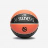SPALDING Basketbalová lopta veľkosť 7 - Spalding TF1000 Euroleague oranžovo-čierna 7