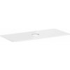 Hansgrohe Xelu Q Doska pod umývadlo 118x55 cm, výrez uprostred, lesklá biela 54115050-HG