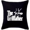 The Grillfather - Vankúš 50x50 - 50x50 - Vrátane výplne ( Čierna )